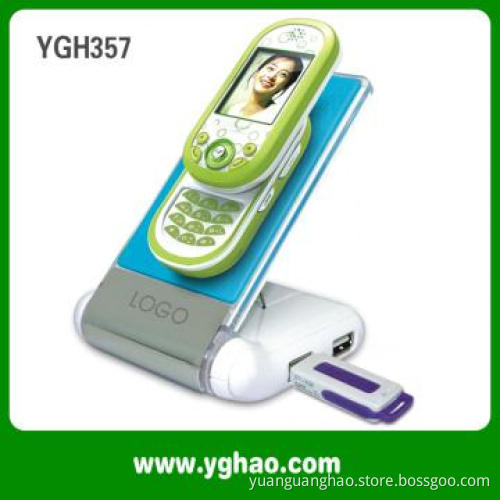 YGH357A usb mobile holder charger, with4 port USB hub,foldable